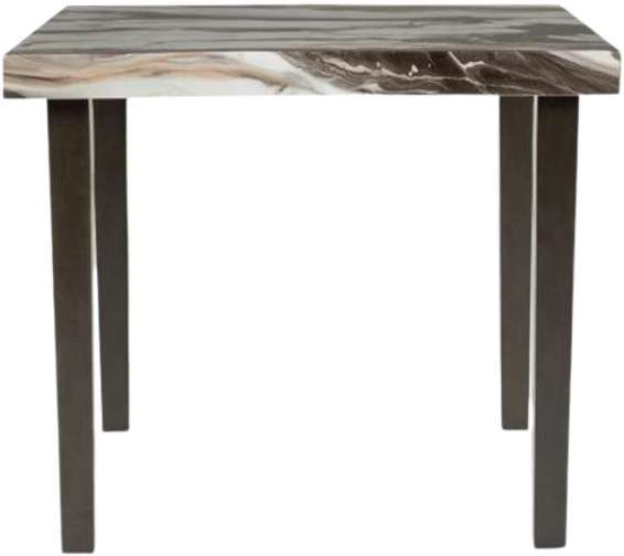 Signature Design by Ashley® Jazmore Beige Counter Table with Dark Brown Base-1