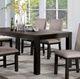 Furniture of America® Umbria 7-Piece Antique Black/Gray Dining Set-2