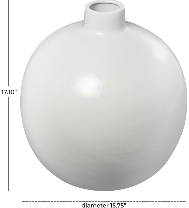 Deco Marche White 16" Vase-2