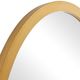 Uttermost® Elstree Antique Brass Oval Mirror-4