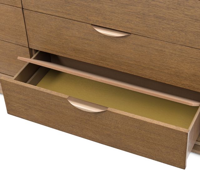 Michael Amini® Portrait Sienna Brown Large Dresser with Mirror-3