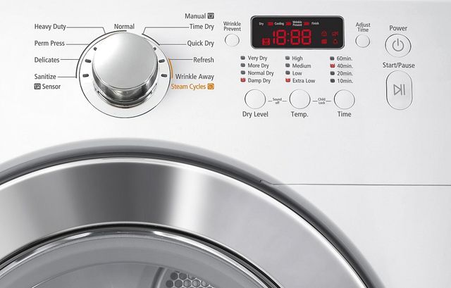 Samsung 7.3 Cu. Ft. White Front Load Gas Dryer-2