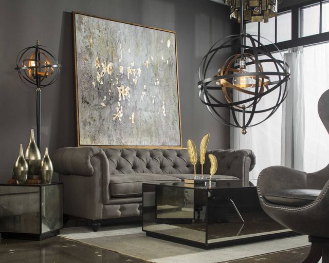 Uttermost by Carolyn Kinder Rondure Bronze 1 Light Pendant-2