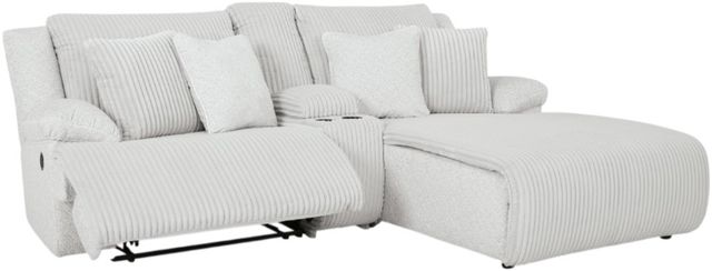 Signature Design by Ashley® Top Tier 3-Piece Alloy Right-Arm Facing Manual Reclining Sectional and Chaise-2