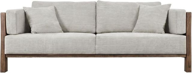 International Furniture Direct Roots Brown/Osyter Sofa-1