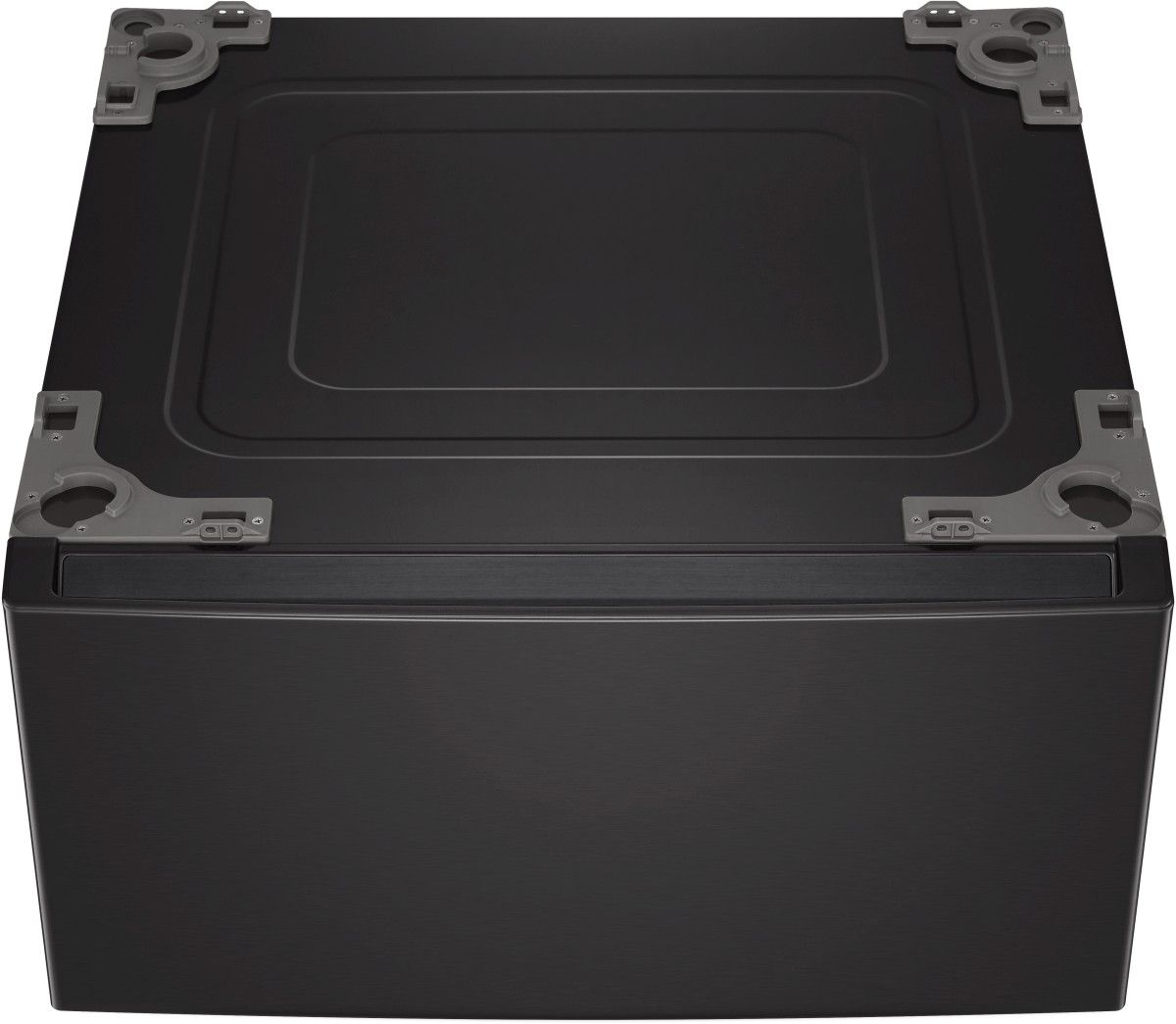 LG 27" Black Steel Pedestal Storage Drawer