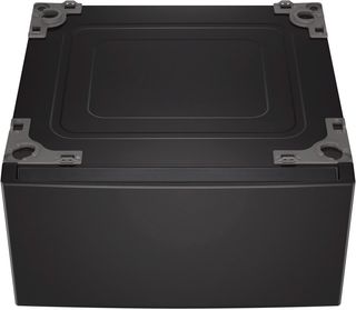 LG 27" W x 14" H Black Steel Pedestal Storage Drawer