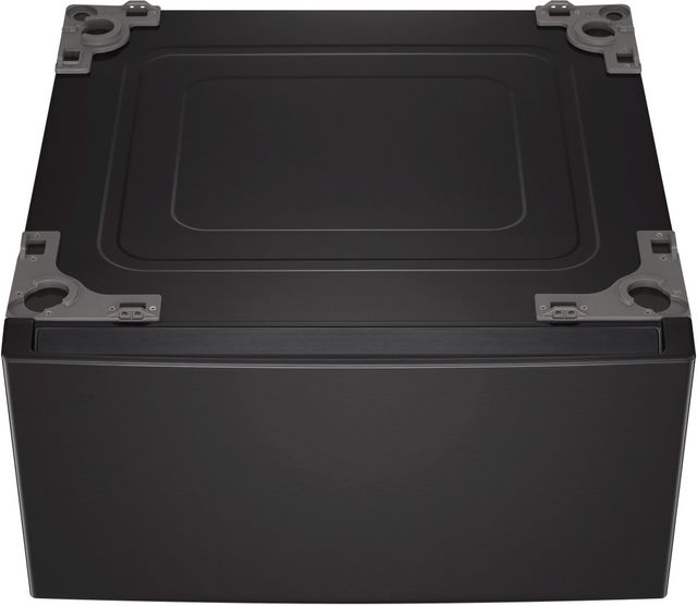 LG 27" Black Steel Pedestal Storage Drawer
