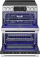 LG Studio 30" PrintProof™ Stainless Steel Double Oven Slide-In Induction Range-1