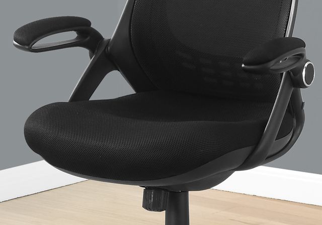 Monarch Specialties Inc. Black Mesh High Back Office Chair-1