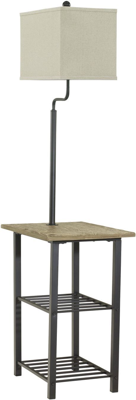 Signature Design by Ashley® Shianne Black Metal Tray Lamp-0