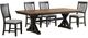 Elements International Montrose 5-Piece Brown/Espresso/Light Gray Dining Set-0