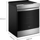 Whirlpool® 30" Fingerprint Resistant Stainless Steel Slide-In Induction Range with No Preheat Air Fry-4