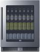 Summit® 24" 4.7 Cu. Ft. Stainless Steel Built-In Beverage Center-1