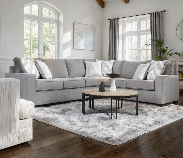 Behold™ Home Carmine 2-Piece Gray L-Shape Sectional-1