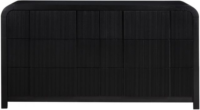 Meridian Furniture Fluted Black Dresser-1