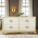 Modern History Somerset Bay Home Abstract Cream/Gold Dresser-0