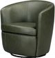 Parker House® Barolo Lyric Sage Leather Swivel Chair-5