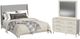Elements International Westland 3-Piece Almond/Gray King Upholstered Bedroom Set-0