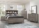Homelegance® Woodrow Gray Queen Platform Bookcase Bed-3