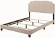 Coaster® Tamarac Upholstered Nailhead Beige Full Bed-2