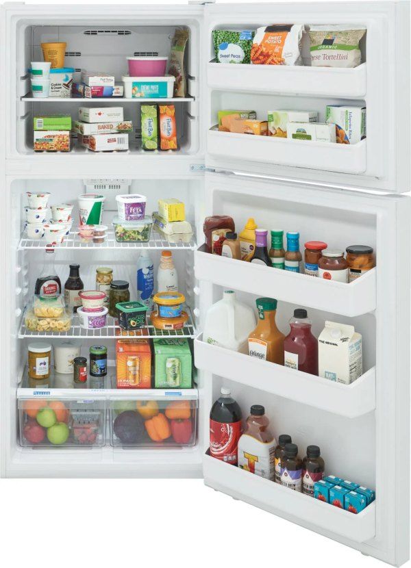 Frigidaire 30" 18.2 Cu. Ft. White Garage Ready Top Freezer Refrigerator -3