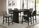 Coaster® Decker 7-Piece Black/Gray Rectangular Counter Dining Set-1