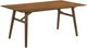 Armen Living Channell 7-Piece Charcoal/Walnut Dining Table Set-2