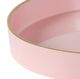 A & B Home Blush Pink 10" Round Decorative Tray-2