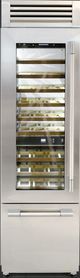 Fulgor Milano Sofia 700 Series 24" Stainless Steel Built-In Wine Cooler-0