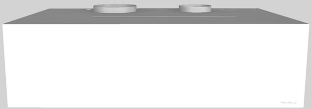 Vent-A-Hood® 42" White Wall Mounted Range Hood-0