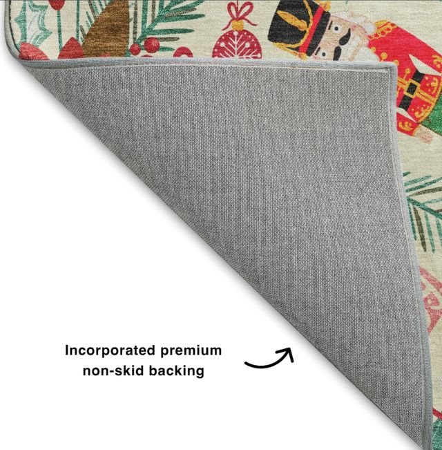 Dalyn™ Rug Company Merry & Bright MY19 Ivory 5'x8' Area Rug-3