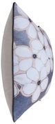 Stylecraft Norman Wyatt Home Blue/White 24" Designer Pillow-3
