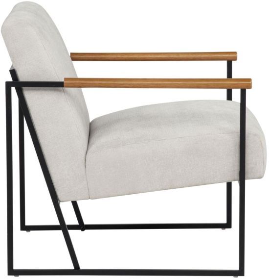 Coaster® Monsen Ivory Upholstered Metal Frame Accent Chair-4
