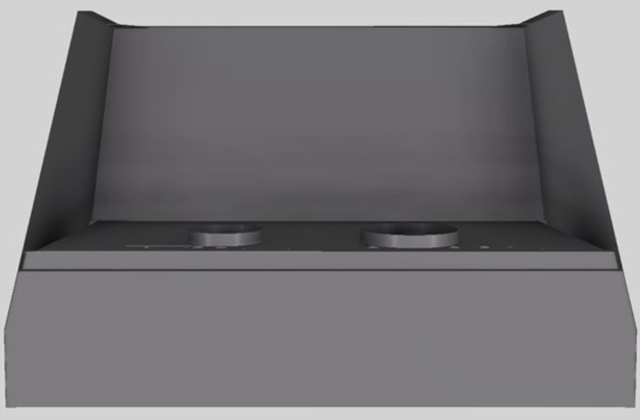Vent-A-Hood® Designer Series 48" Gunsmoke Wall Mounted Range Hood-1