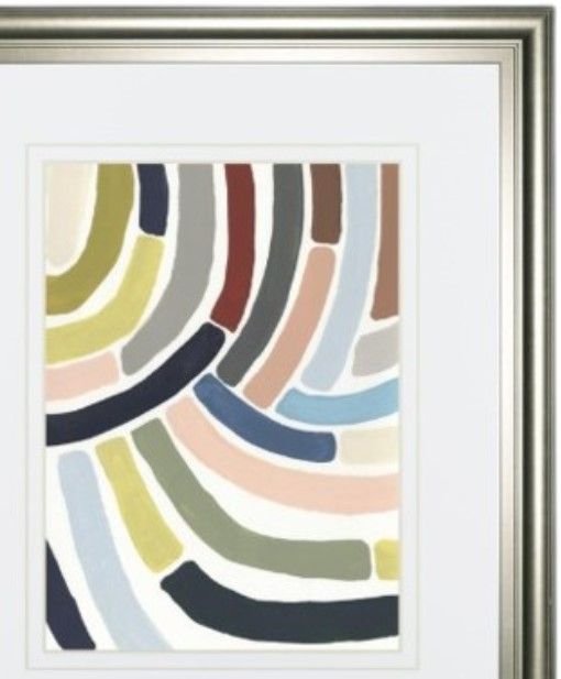 Classy Living June Erica Vess Mosaic Curve II Wall Art-1