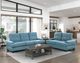 Mazin Furniture Dunstan Blue Loveseat-3