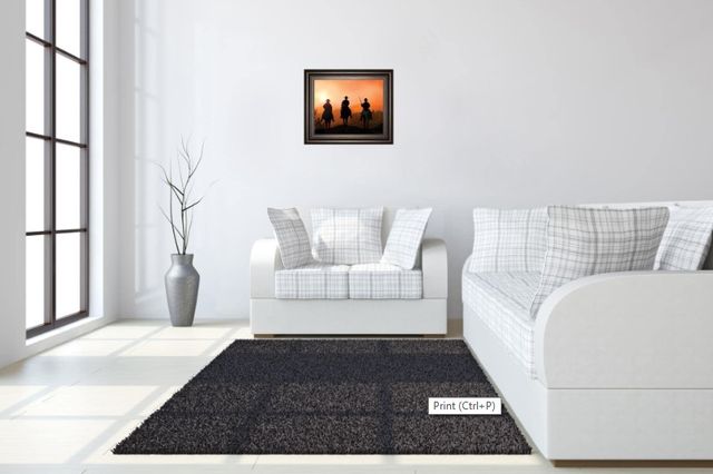 Classy Living Jtanki Horse Riders 26" Wall Art-1