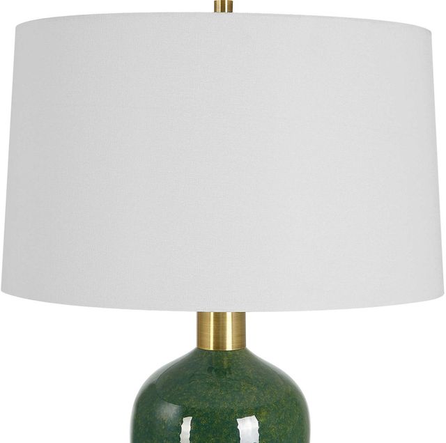 Uttermost® Verdell Dark Mossy Green Table Lamp-4