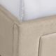 Elements International Waldorf Sand King Upholstered Storage Bed-4