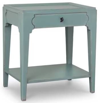 Bassett® Furniture Mayfair Lagoon Bedside Table-3