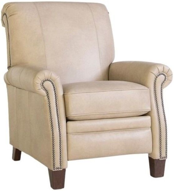 Smith Brothers Customizable 704 Collection Leather Pressback Reclining Chair-0