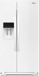 Whirlpool® 36 in. 28.5 Cu. Ft. White Side-by-Side Refrigerator-0