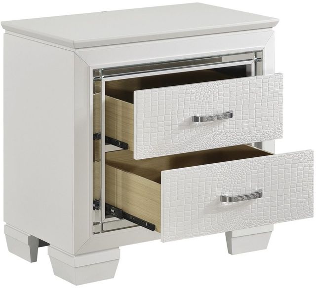 Homelegance® Allura White Nightstand-3