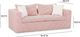 TOV Furniture Saint Tropez Red Fabric Indoor/Outdoor Sofa-2
