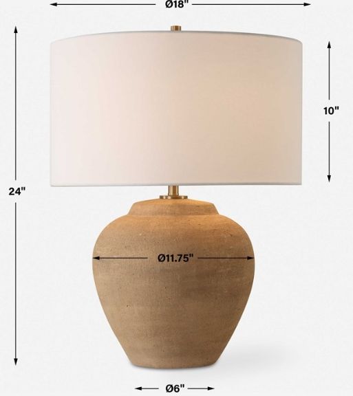 Uttermost® Treviso Terracotta Table Lamp-2