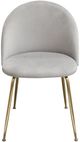 Diamond Sofa® Lilly 2-Piece Grey Dining Chair Set-1