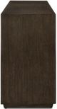 Currey & Company Kendall Dove Gray/Polished Brass Credenza-3