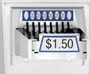 Whirlpool Commercial Silver Coin Slide Kit -1