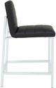 Modus Furniture Amalfi Soot/Chrome Upholstered Counter Stool-2